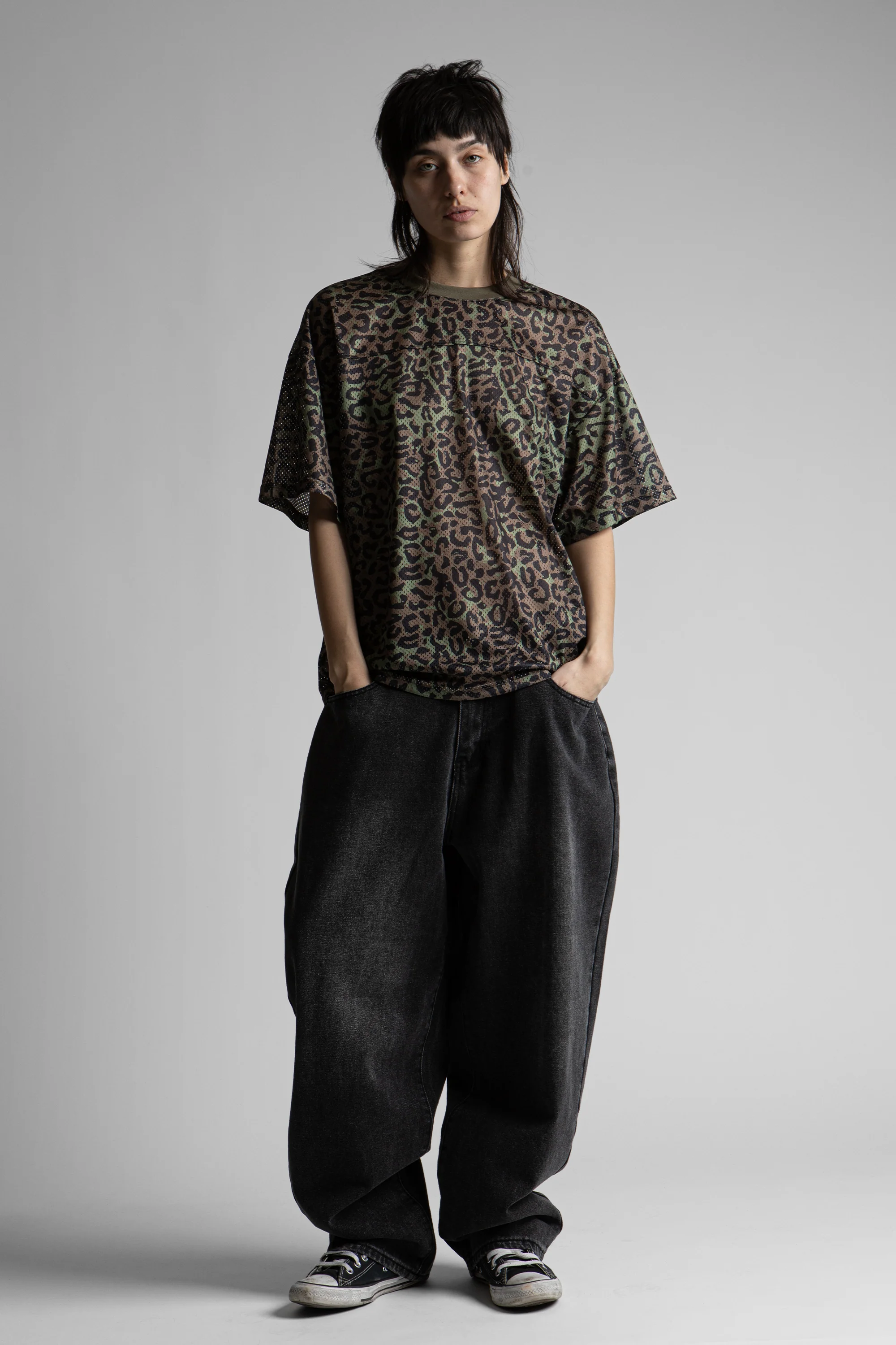 T-Shirt Mesh Boxy Cheetah - Image 2