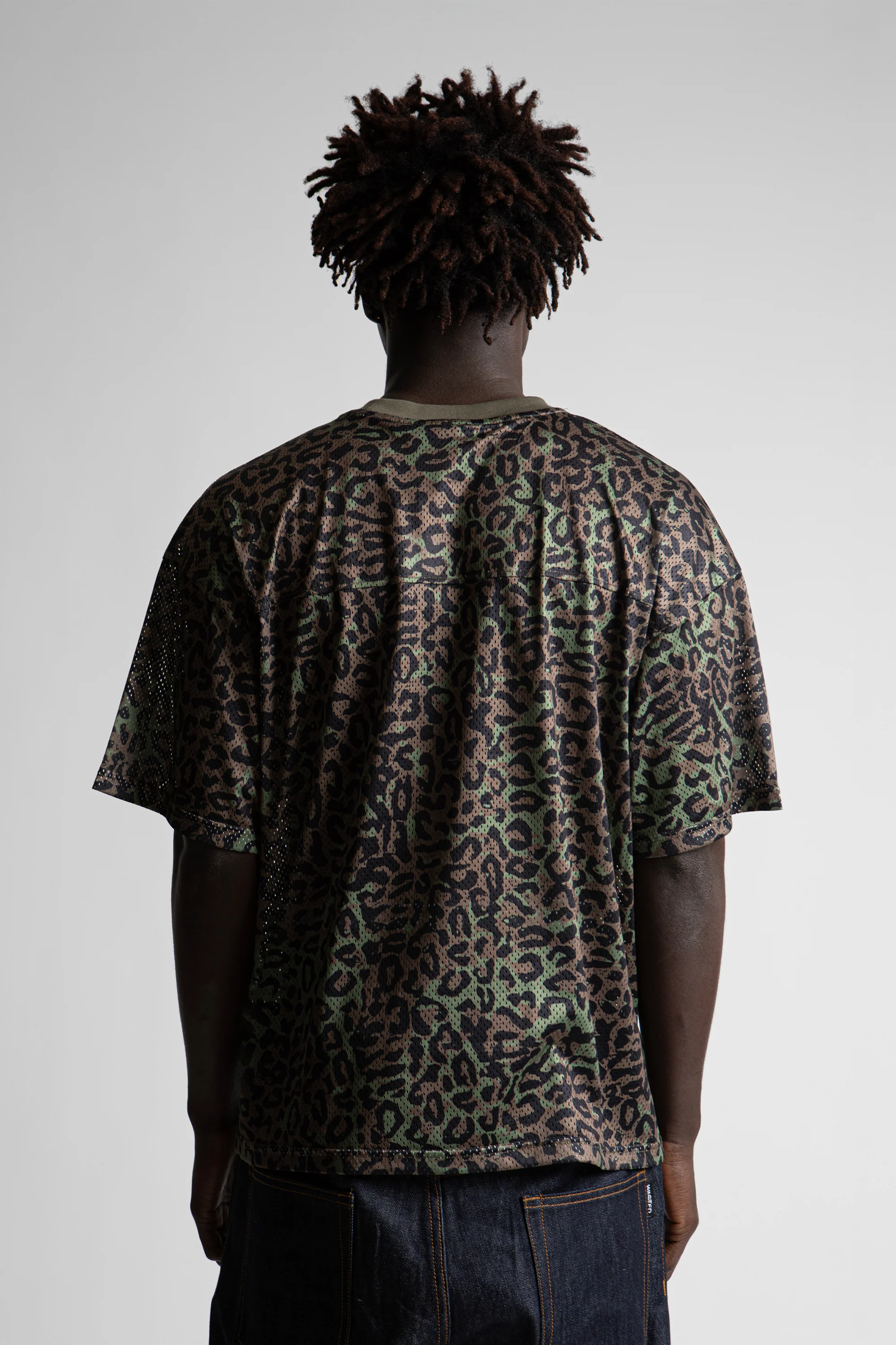 T-Shirt Mesh Boxy Cheetah - Image 4