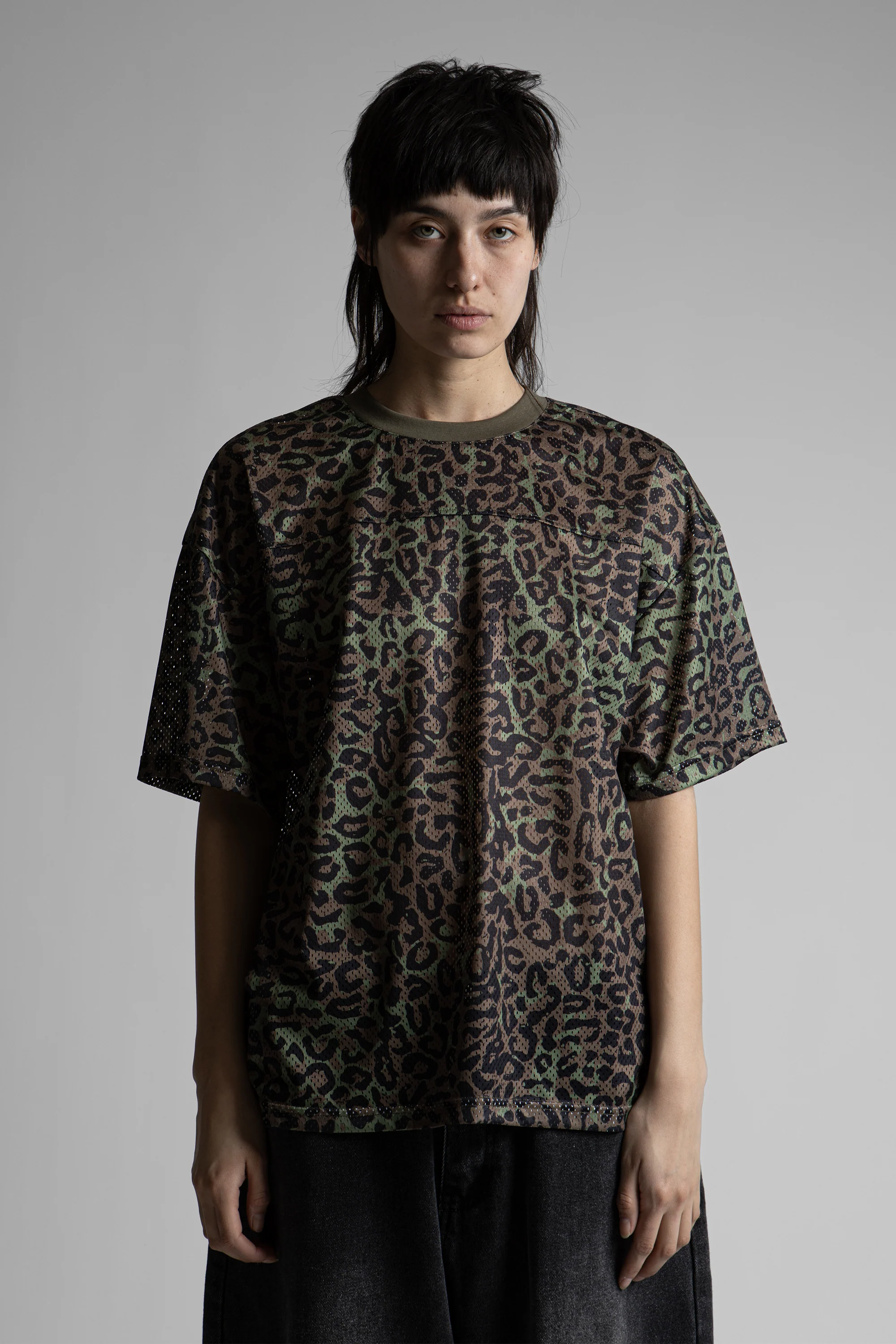 T-Shirt Mesh Boxy Cheetah - Image 6