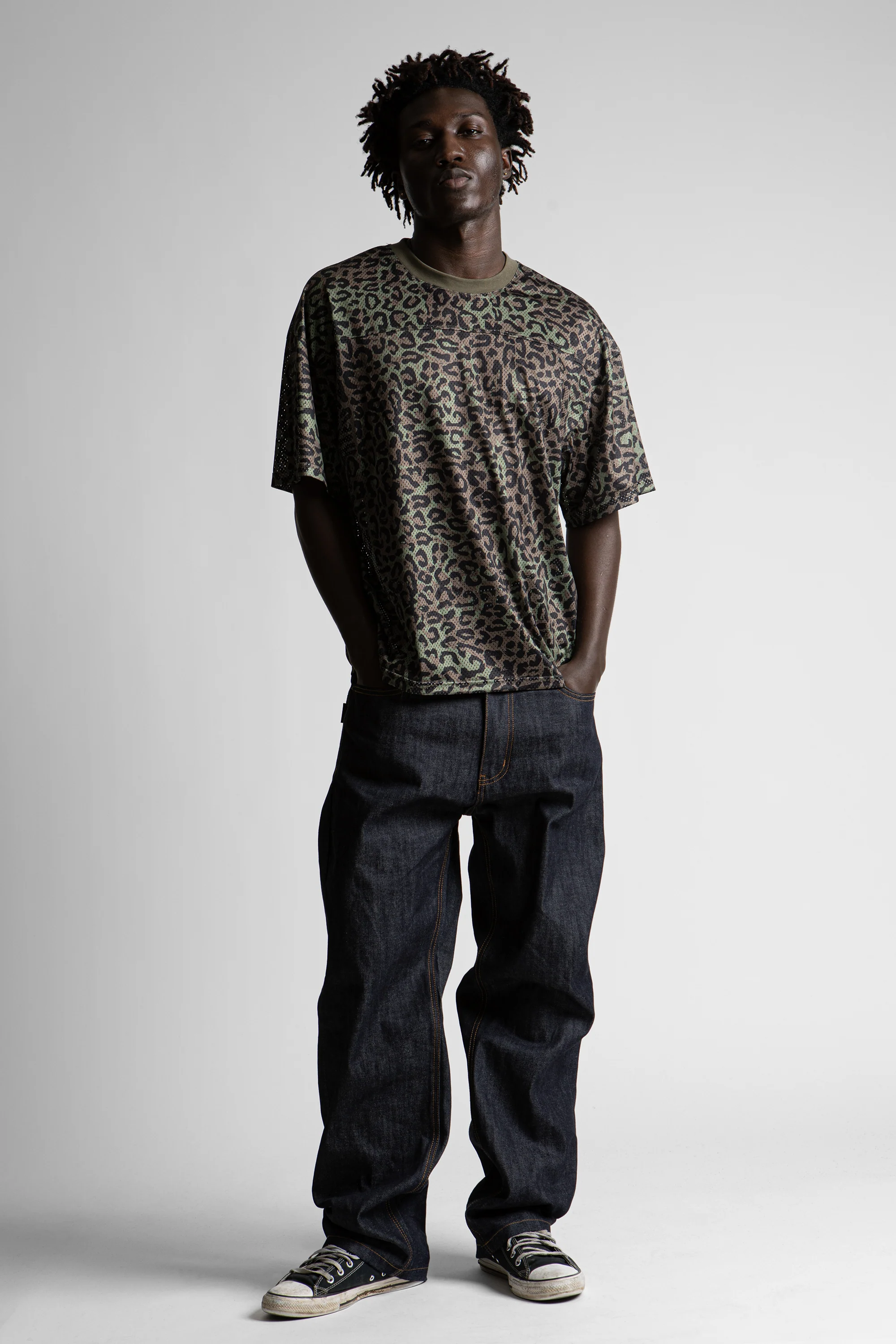 T-Shirt Mesh Boxy Cheetah - Image 8