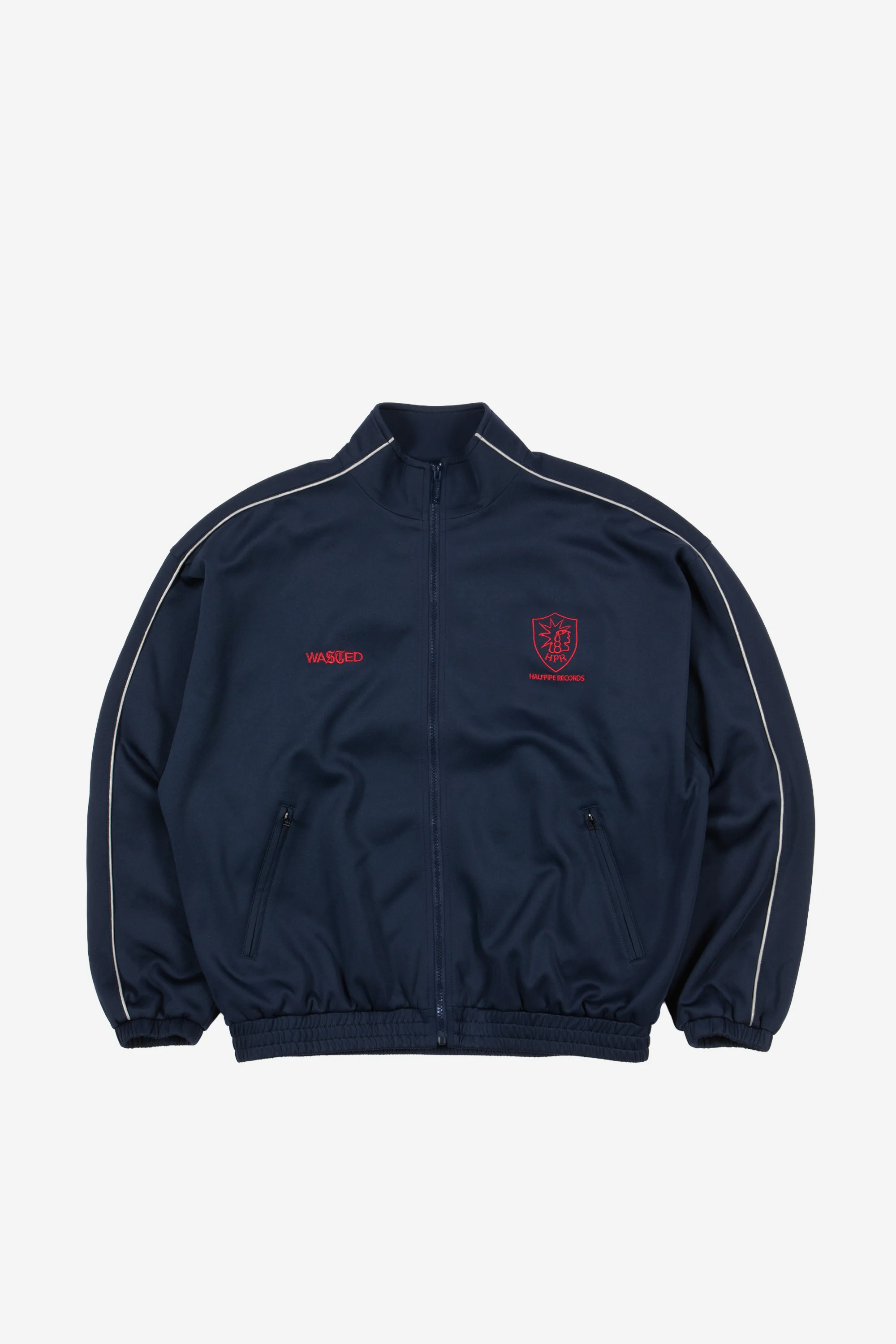 Crew Jacket Halfpipe Records x Wasted