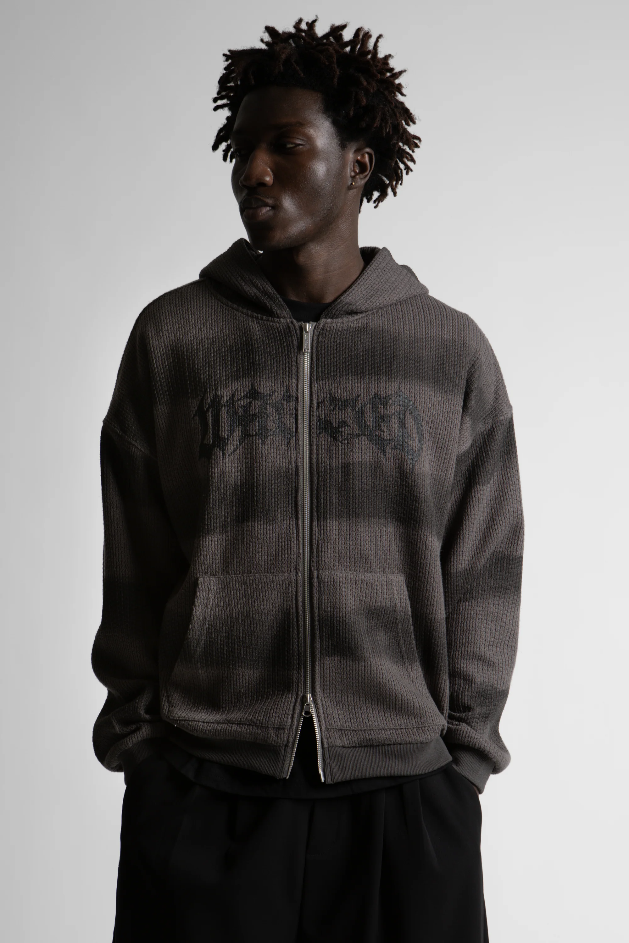 Hoodie Zip Knit Nevermind - Image 5