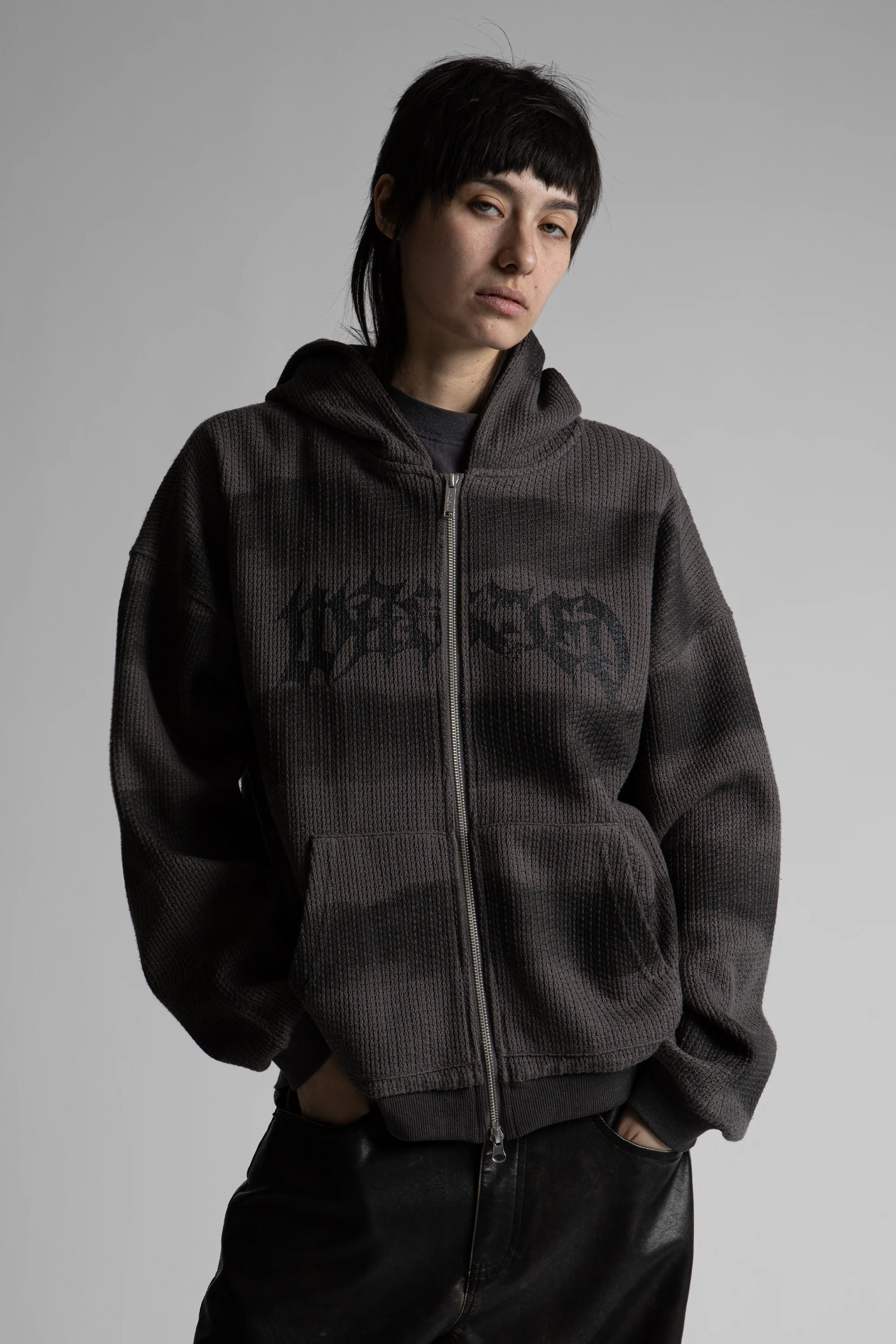 Hoodie Zip Knit Nevermind - Image 7