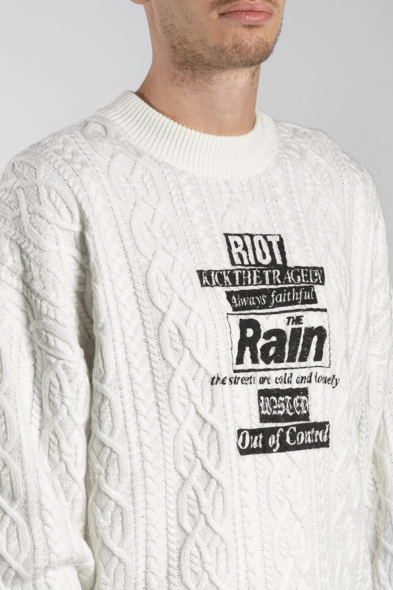 Pull Cable Knit Rain - Image 3