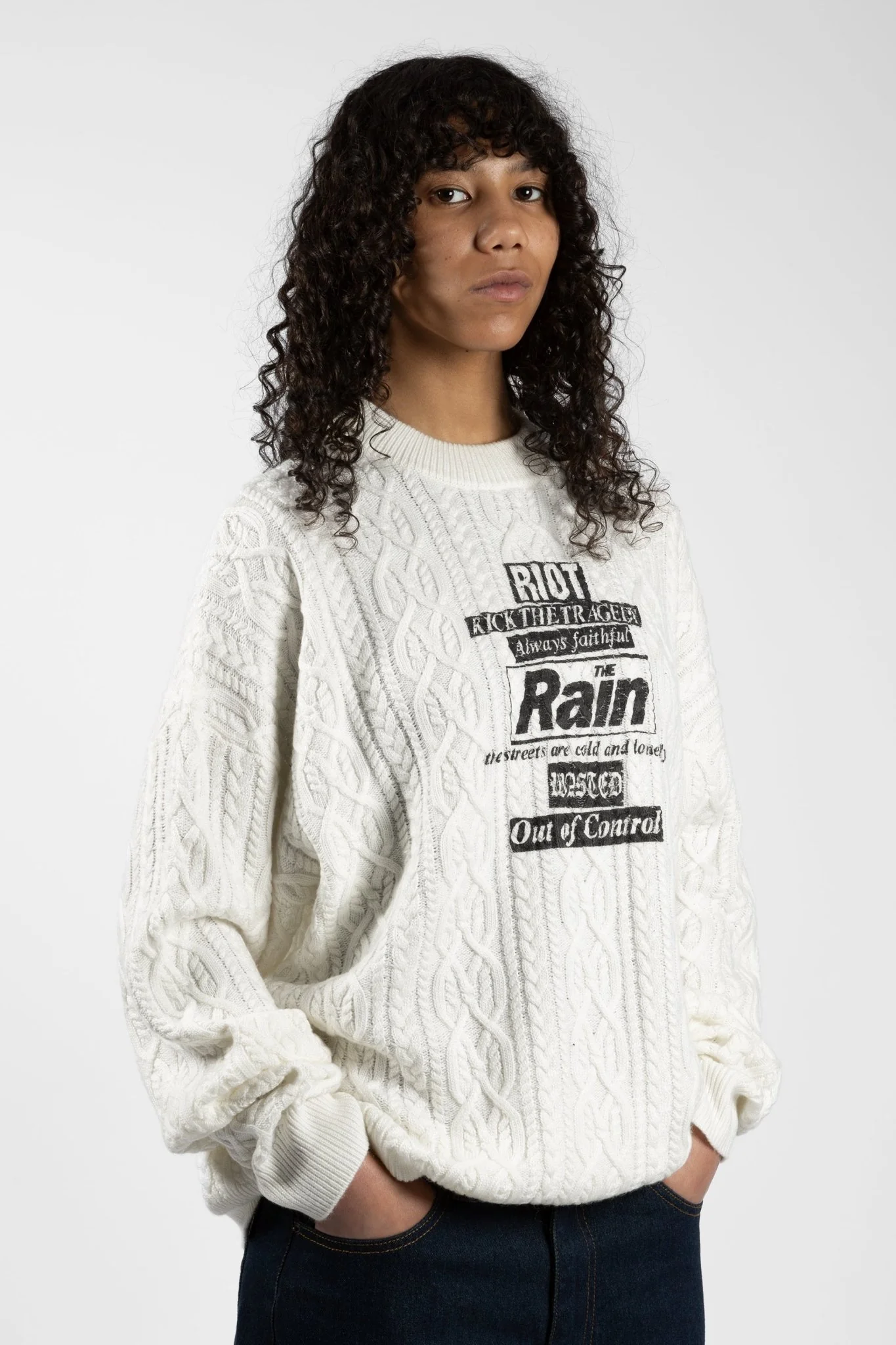 Pull Cable Knit Rain - Image 4
