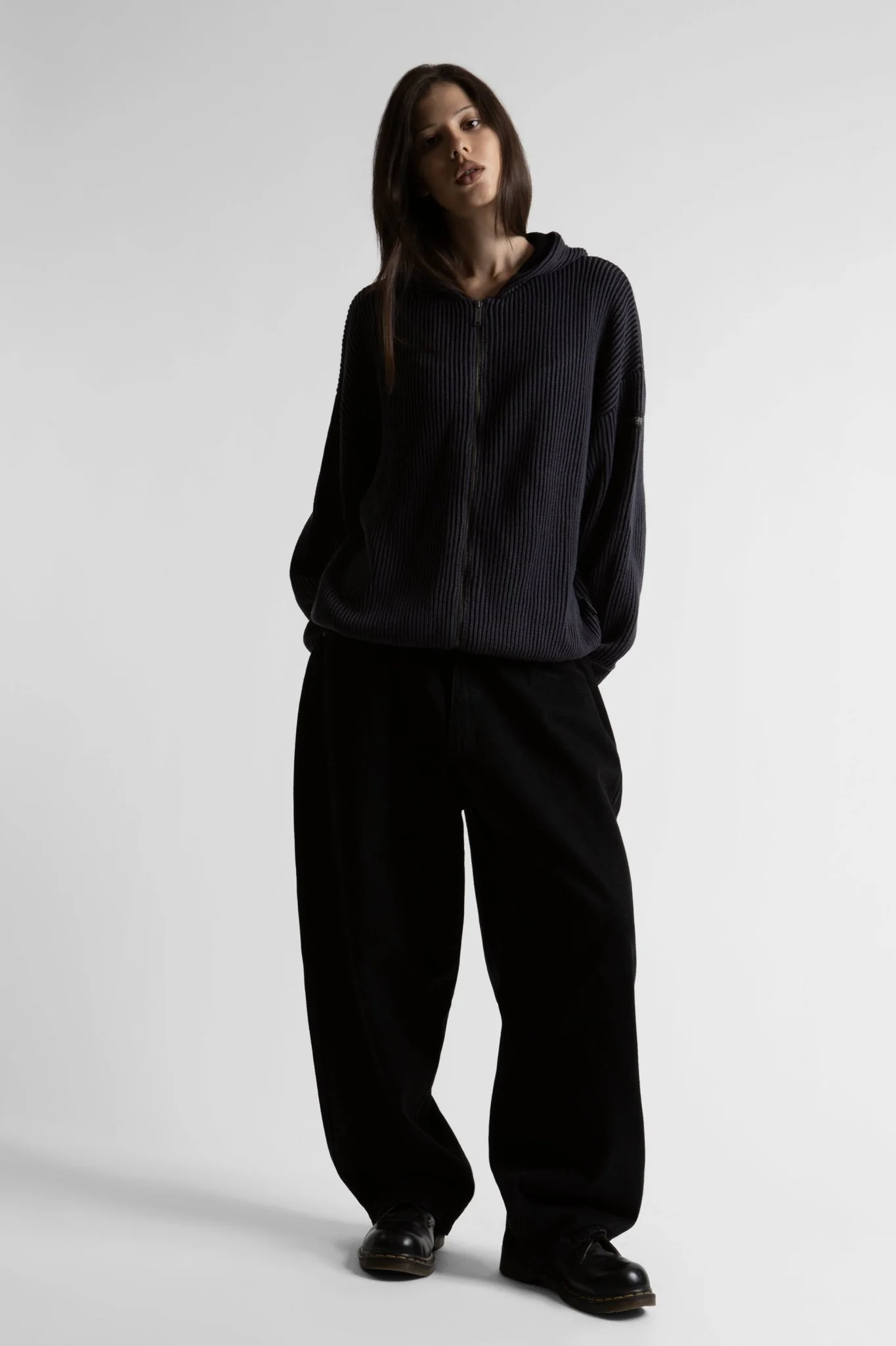 Hoodie Zip Knit Pusher - Image 4