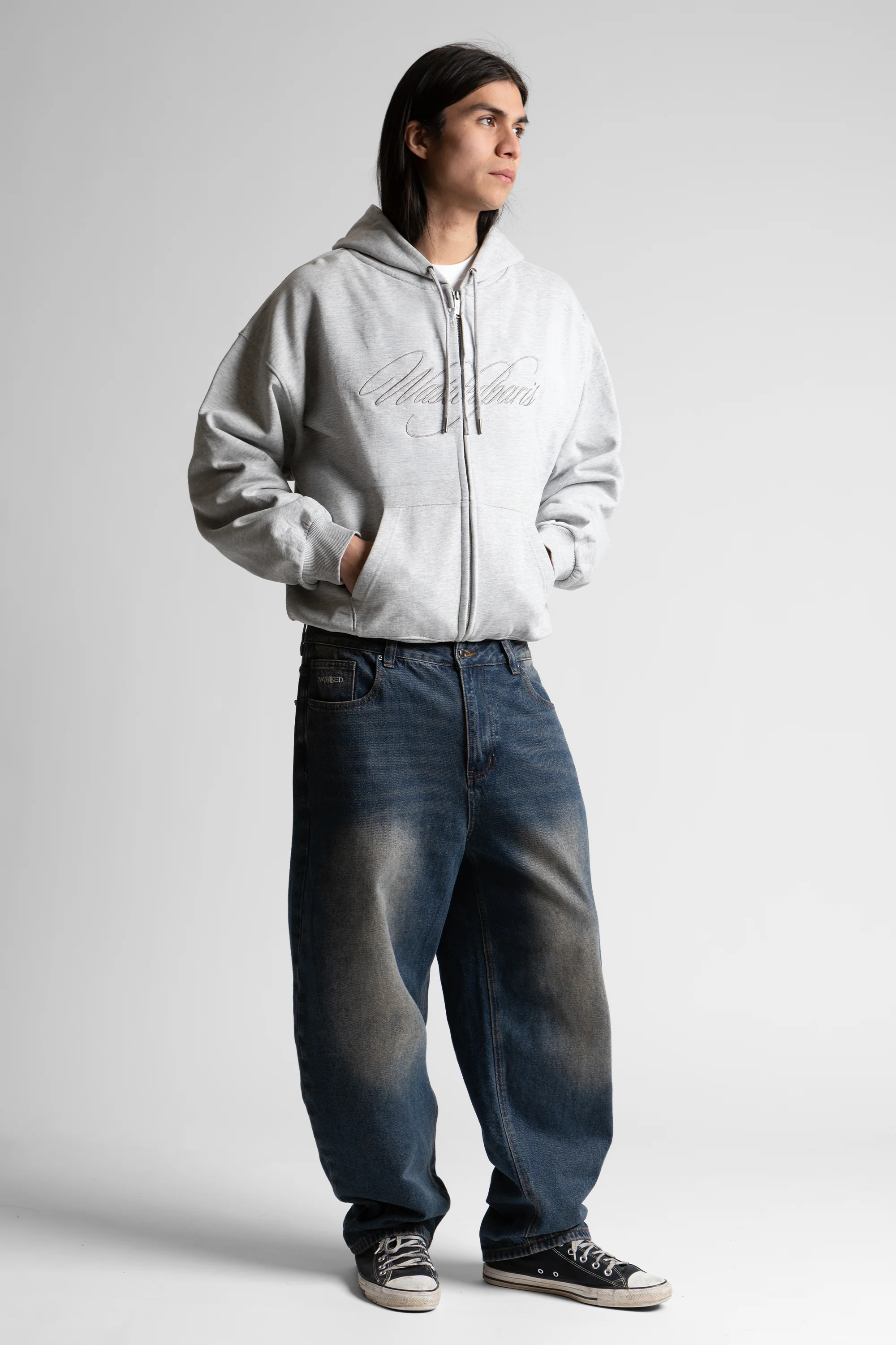 Hoodie Zip Boxy Script - Image 2