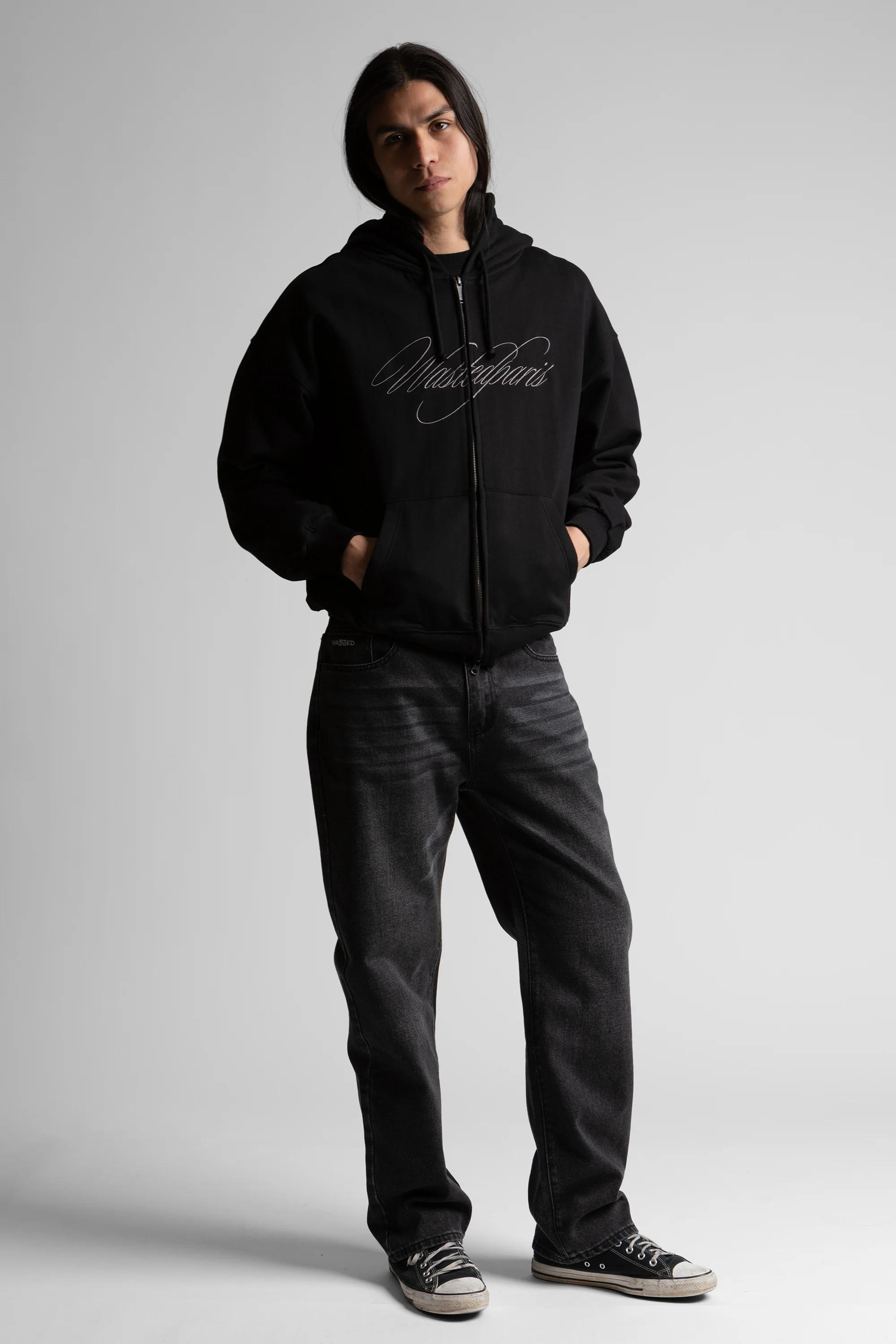 Hoodie Zip Boxy Script - Image 2