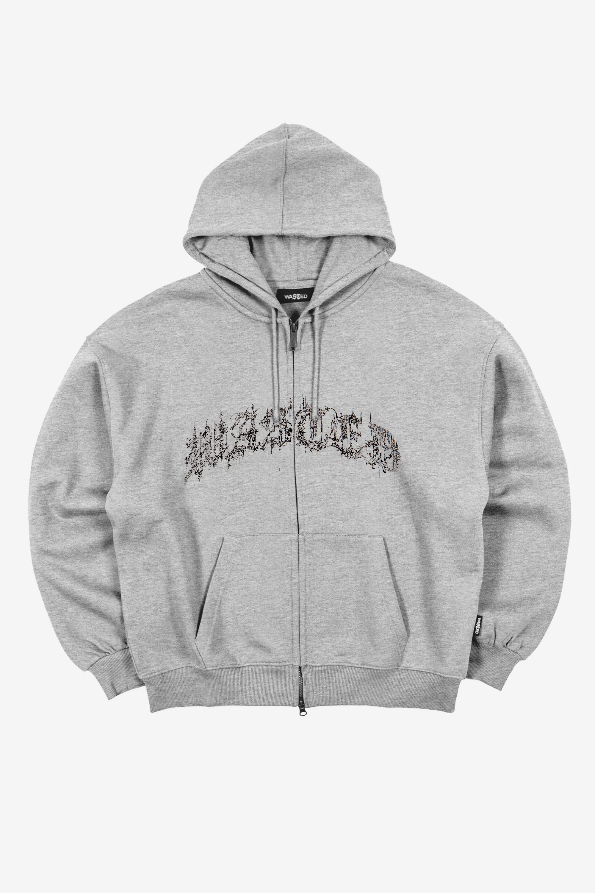Hoodie Zip Boxy Shield