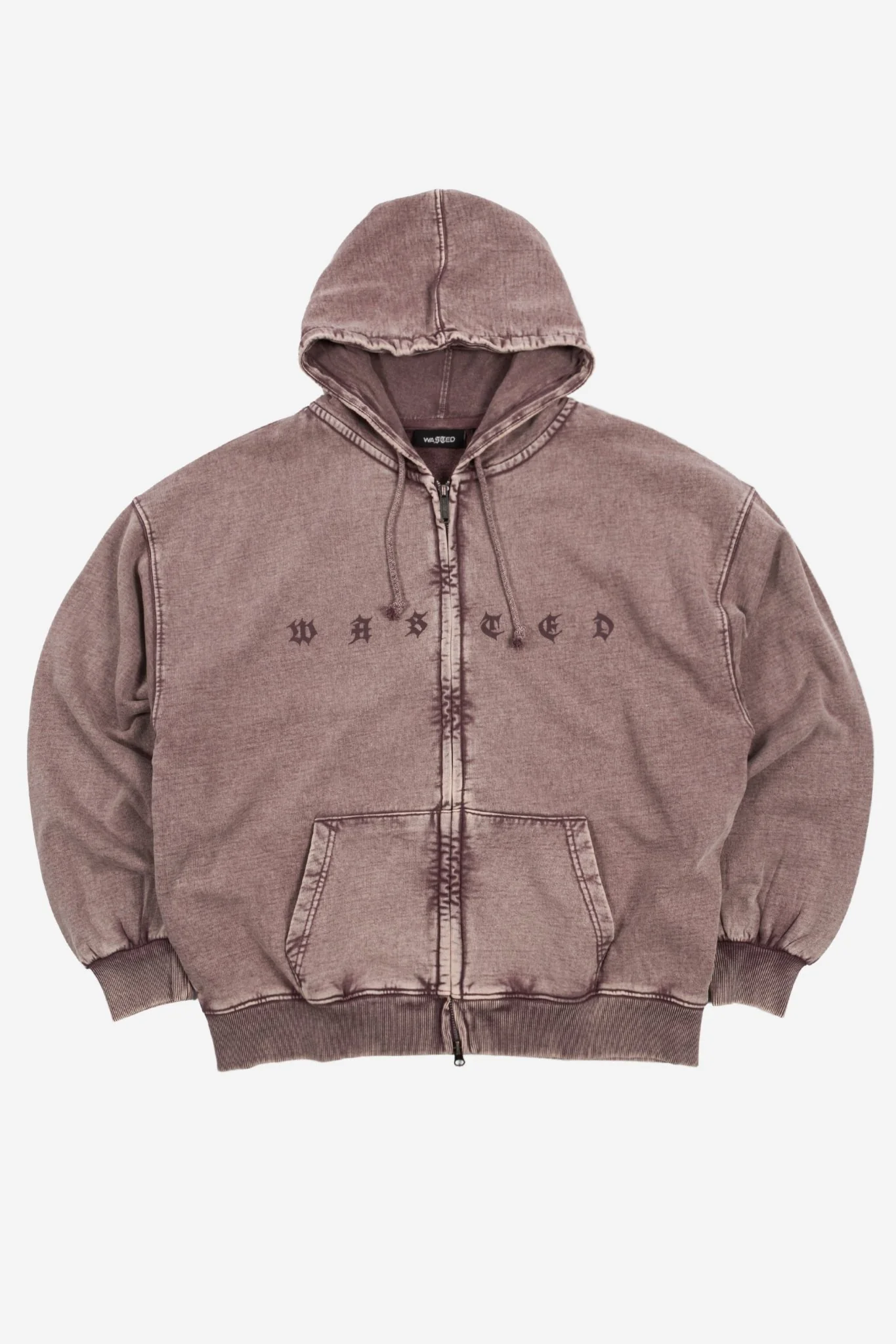 Hoodie Zip Splinter Faded