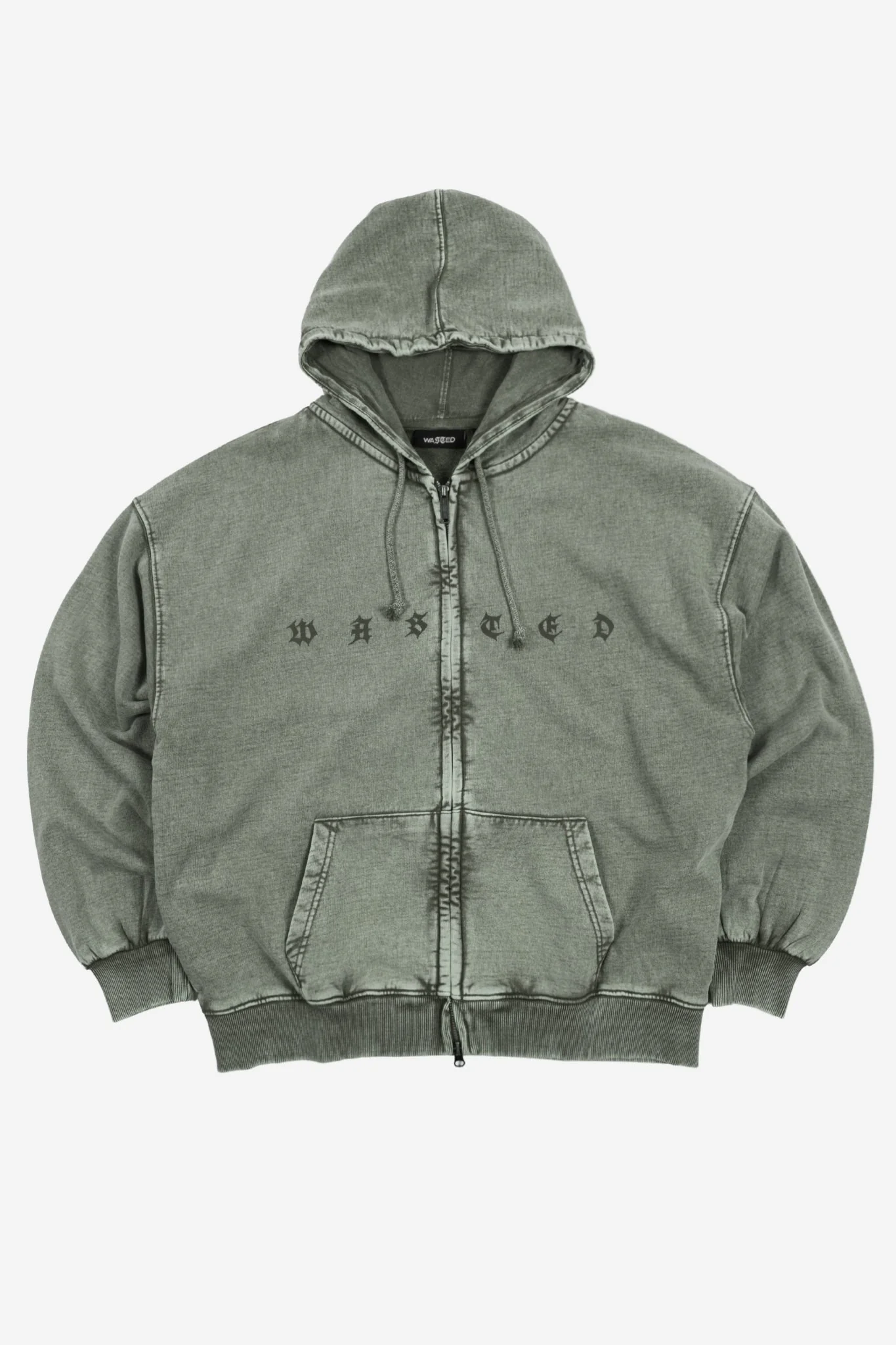 Hoodie Zip Splinter Faded