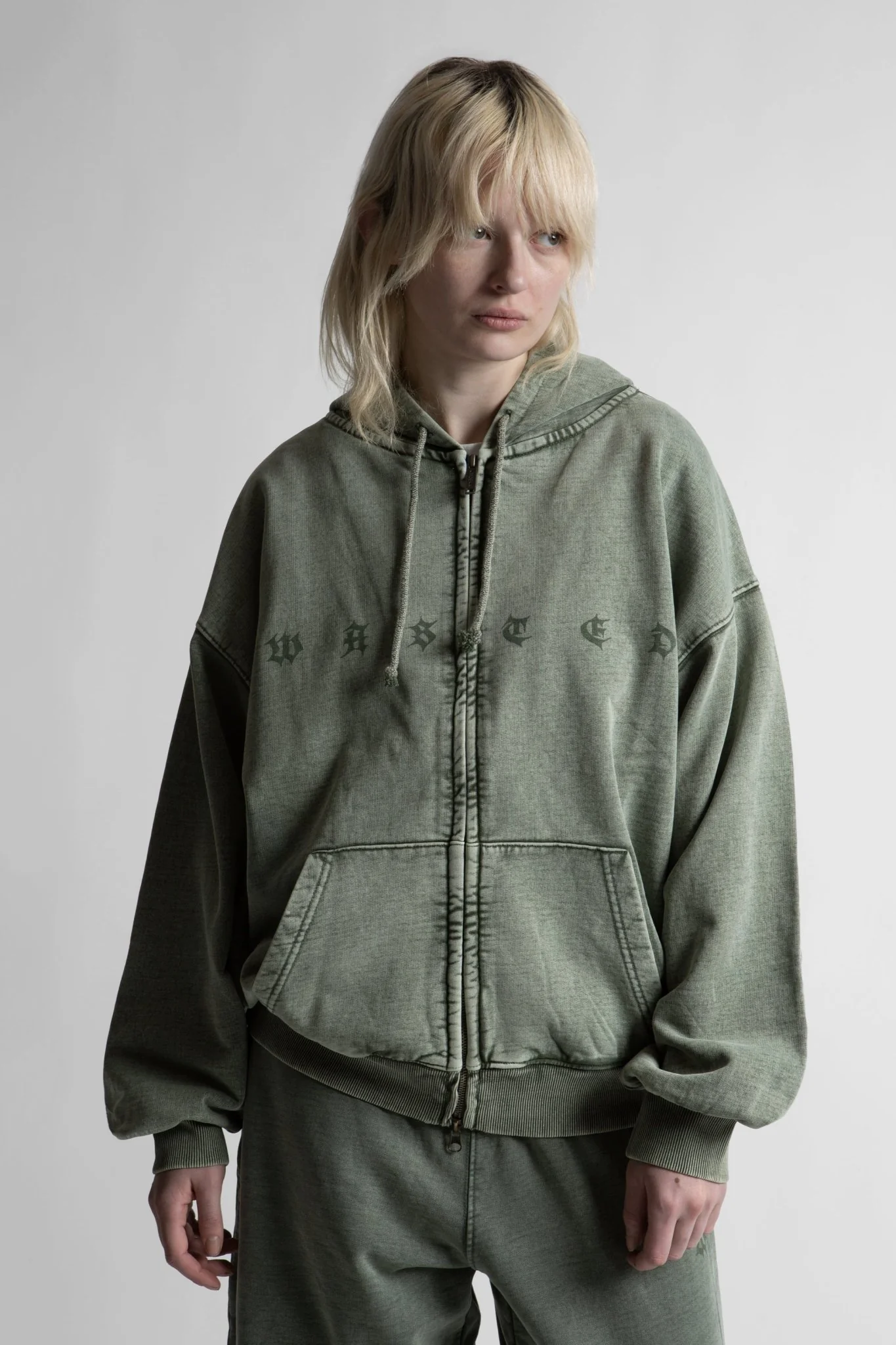 Hoodie Zip Splinter Faded - Image 7