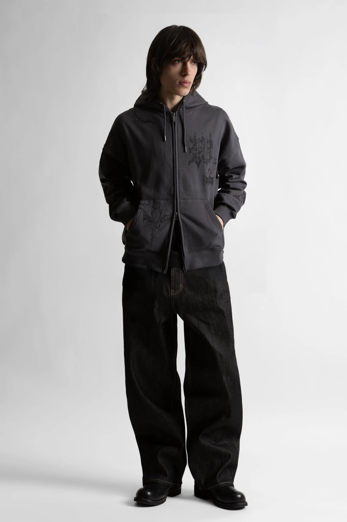 Hoodie Zip Boxy Stronghold - Image 2