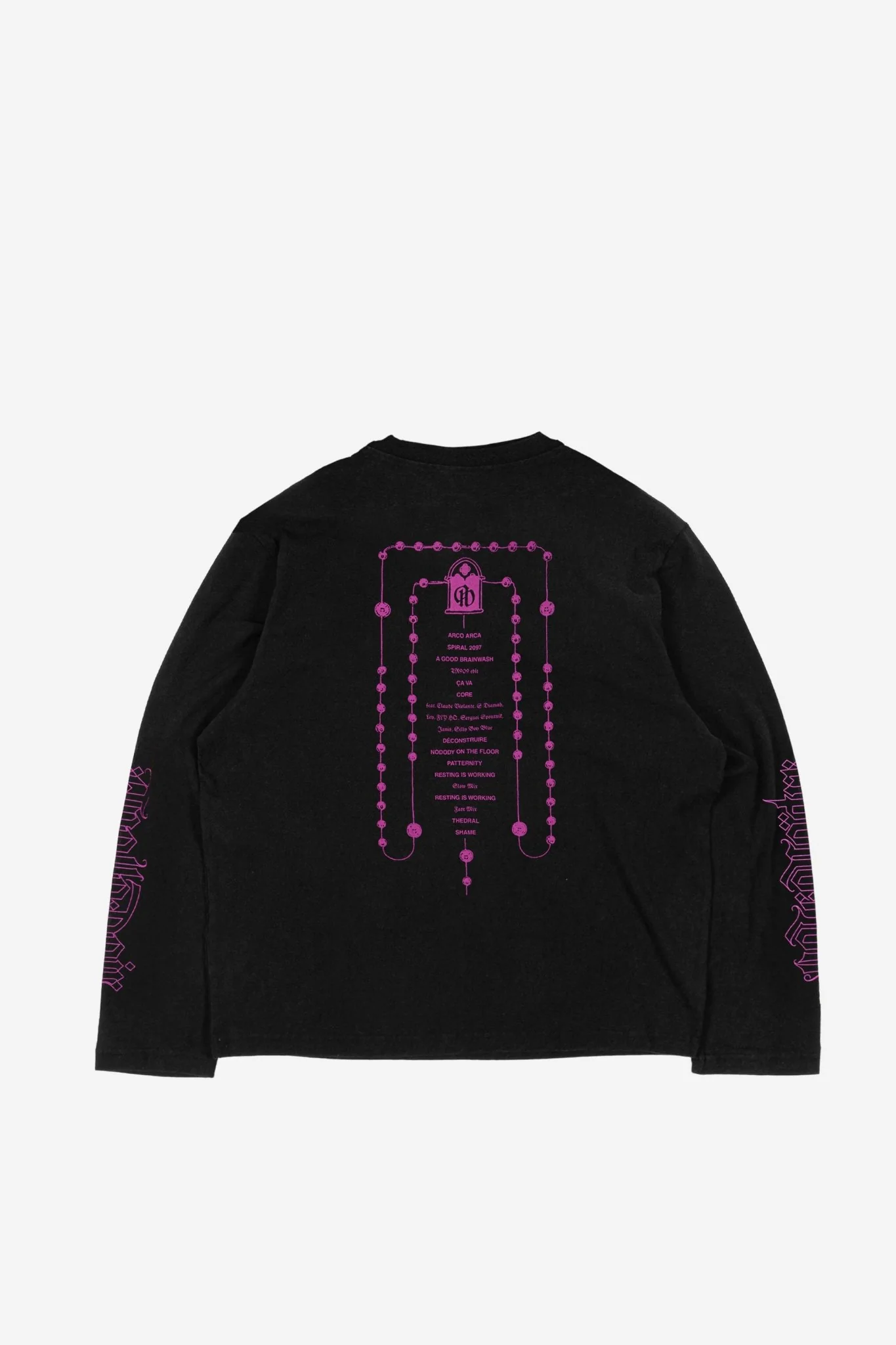T-Shirt Manches Longues Apollo Noir - Image 2