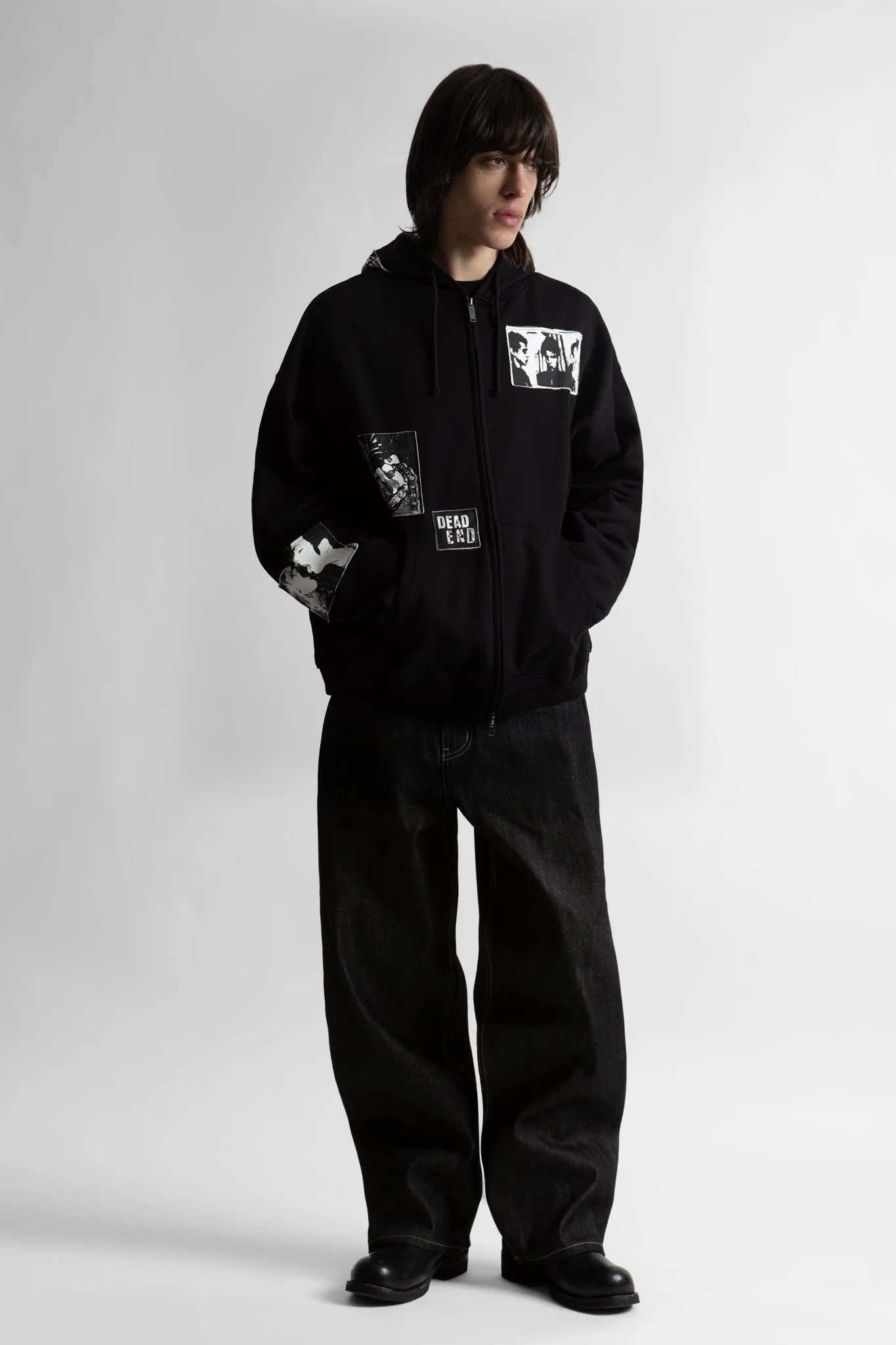 Hoodie Zip Taunt Boxy - Image 2